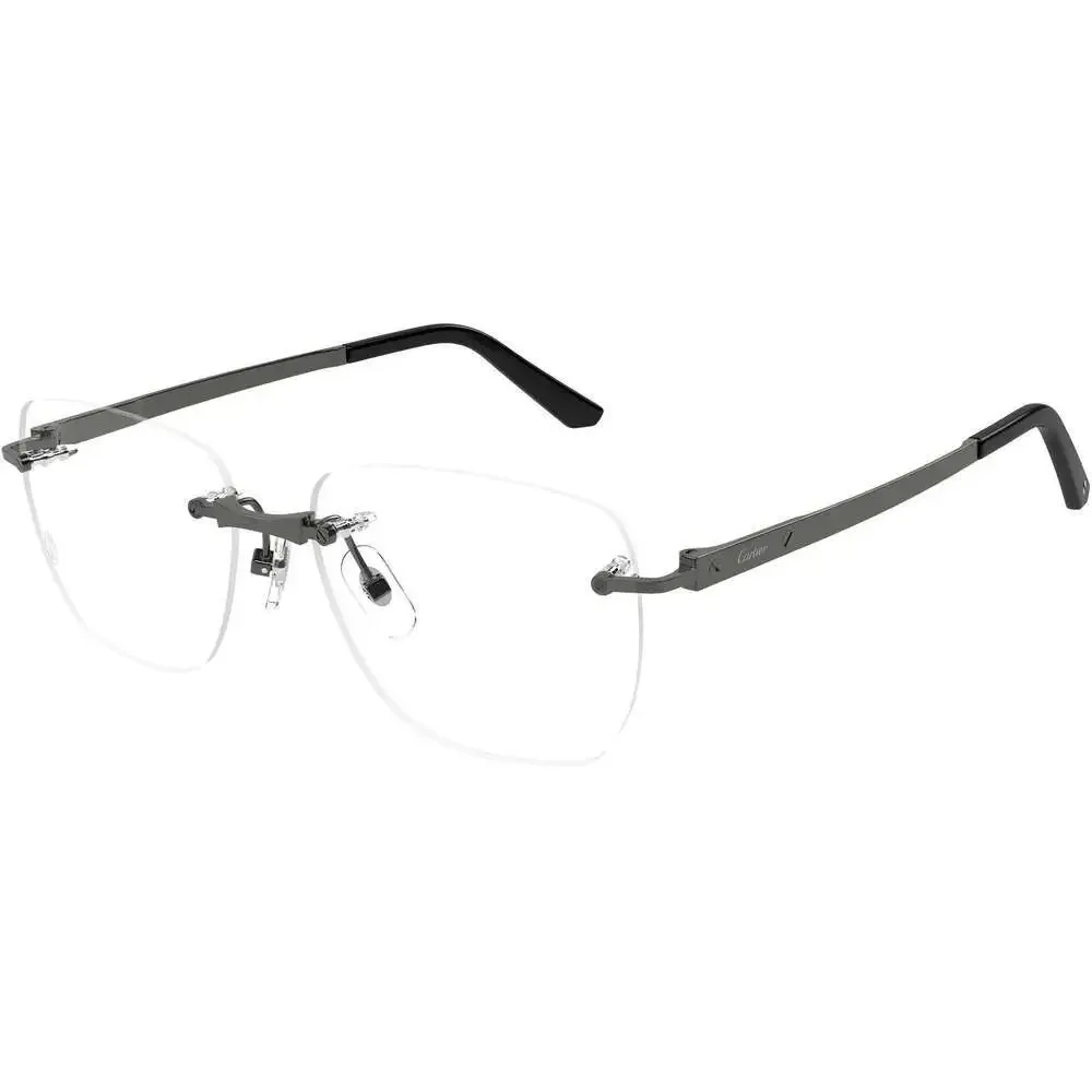 Cartier CT0512O Eyeglasses Ruthenium Titanium Square